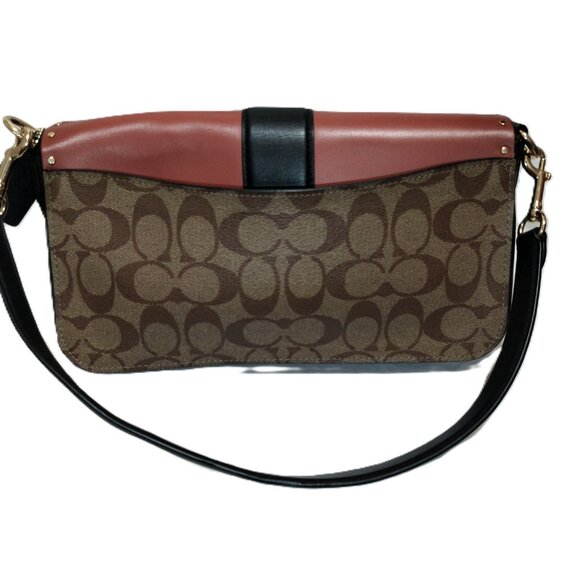 LIKE NEW COACH GEORGIE BAG WITH RIVETS GORGEOUS - Picture 5 of 12